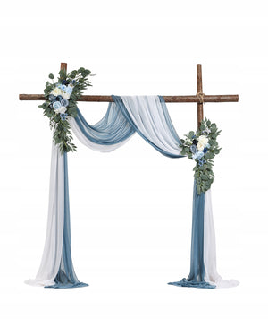 VEVOR WEDDING ARCH ARTIFICIAL FLOWER SET BLUE FLOWERS
