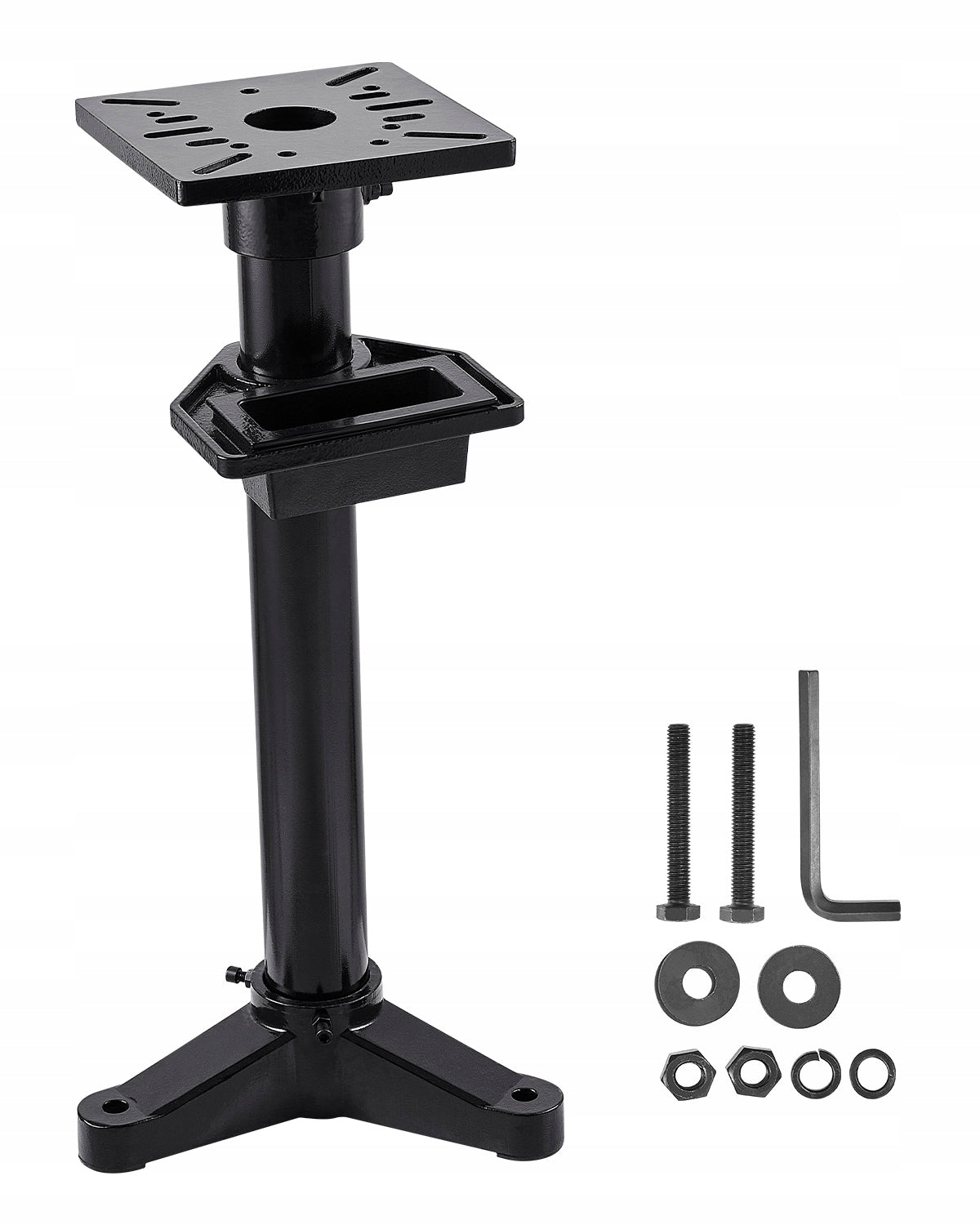 VEVOR BENCH GRINDER STAND VICE BASE STRONG CAST IRON