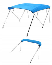 VEVOR BOAT BIMINI TOP COVER 4 ARCHES 600D WATERPROOF STURDY