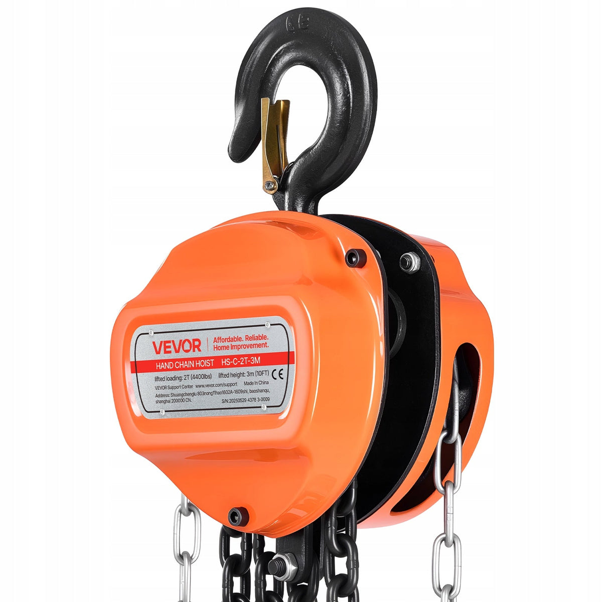 CHAIN HOIST VEVOR 2T 3M STRONG DURABLE HIGHEST QUALITY