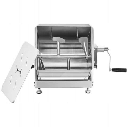 VEVOR MANUAL MEAT MIXER 30L WITH TILTING BIN STAINLESS STEEL
