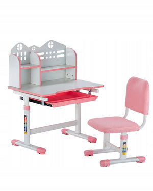 VEVOR KIDS DESK SET HEIGHT ADJUSTABLE DESK AND CHAIR