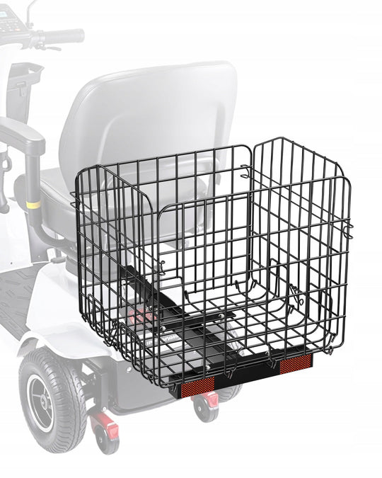 VEVOR FOLDABLE 15KG DURABLE REAR BASKET FOR MOBILITY SCOOTER