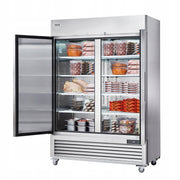 VEVOR 1100L 2-DOOR STAINLESS STEEL DIGITAL COMMERCIAL FREEZER