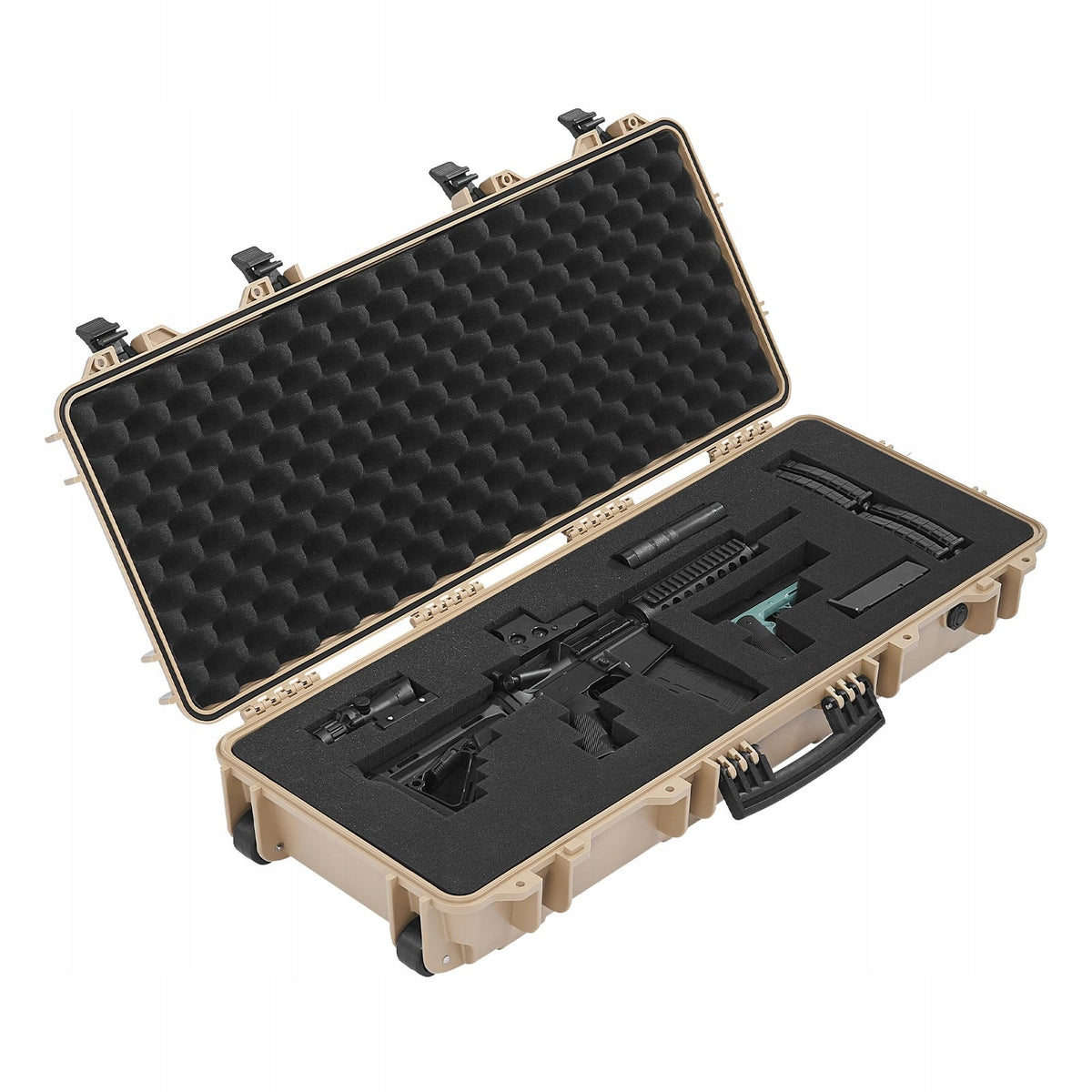 VEVOR HARD RIFLE CASE WITH KEY LOCK, WATERPROOF IP67, ROBUST