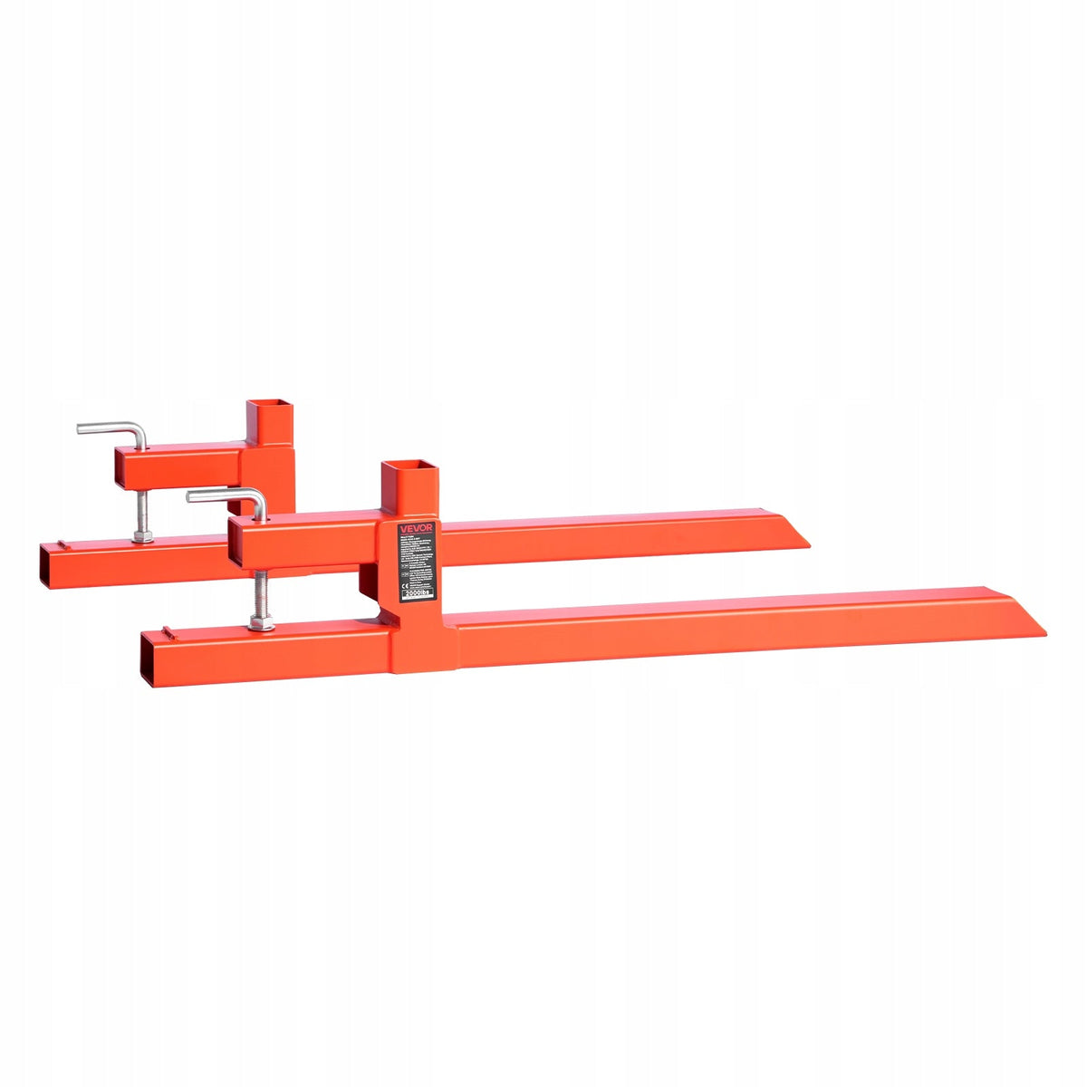 HEAVY DUTY VEVOR PALLET FORKS 907 KG CLAMP-ON 1090 MM FOR TRACTOR LOADER