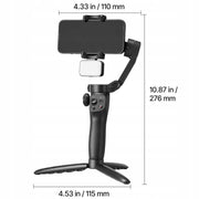 VEVOR PROFESSIONAL 3-AXIS GIMBAL STABILIZER FOR SMARTPHONES WITH LIGHT