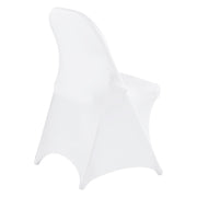 VEVOR CHAIR COVERS 150 PCS ELASTIC WHITE SPANDEX FOR WEDDINGS