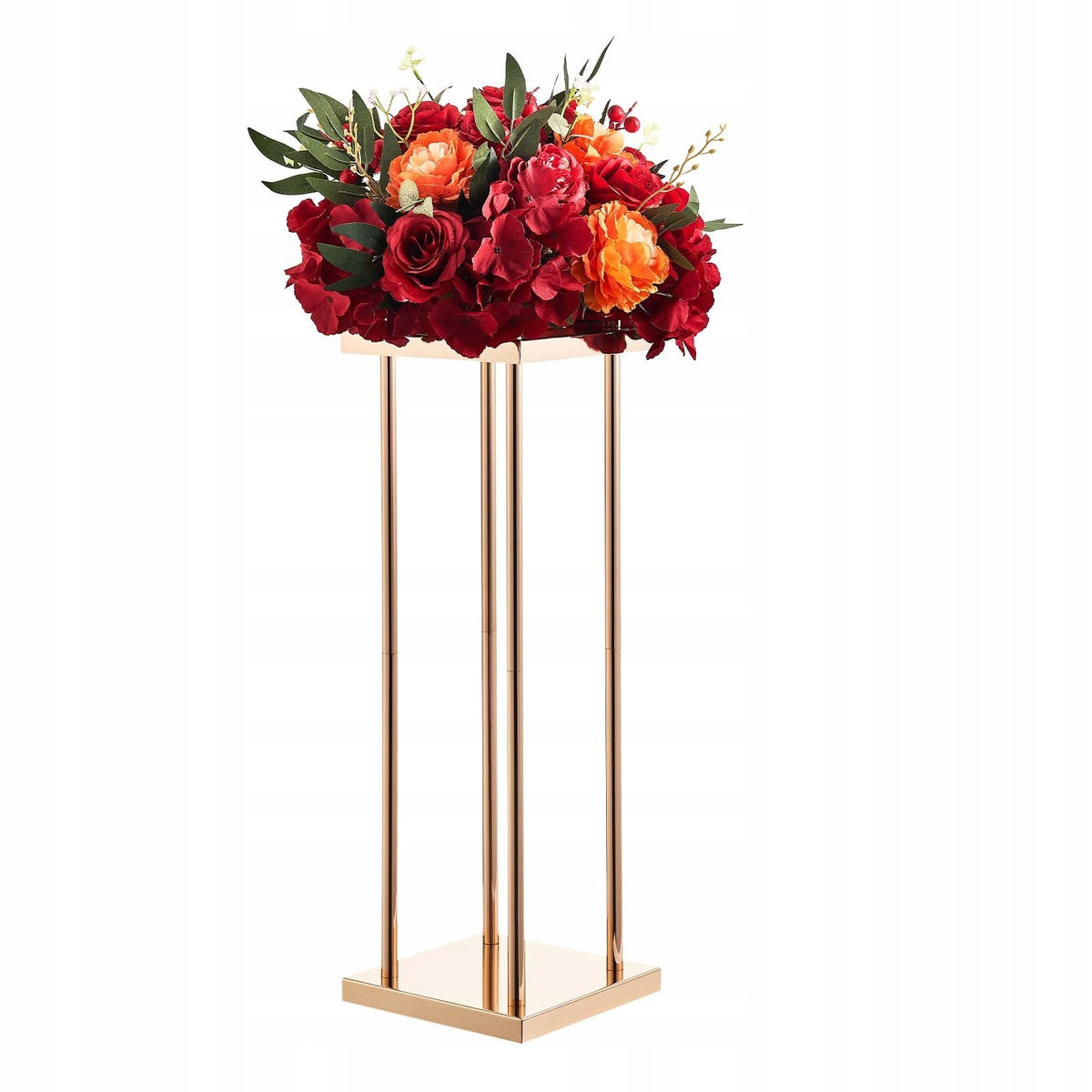 VEVOR 10 PCS Wedding Flower Stand 200X200X600 MM Solid Gold Set