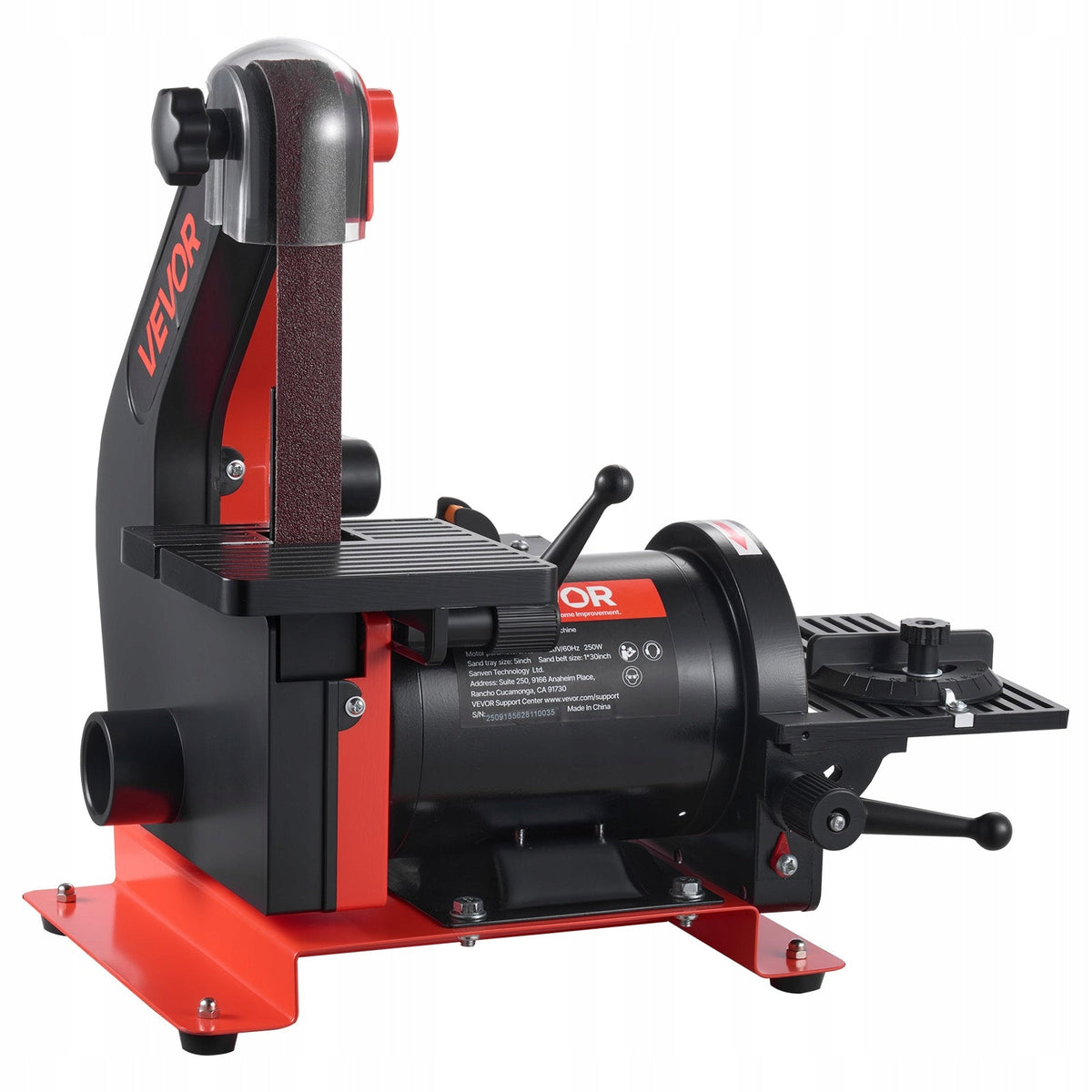 VEVOR 250W 127MM 25X762MM PROFESSIONAL BELT AND DISC SANDER