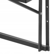 VEVOR FOLDING BALCONY HANGING TABLE 61X41 CM STRONG ADJUSTABLE RAIL MOUNTED