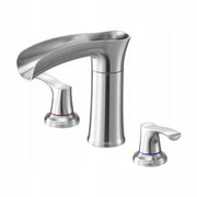VEVOR ROMAN TUB FAUCET SET 3 HOLE 2 HANDLES SILVER STRONG