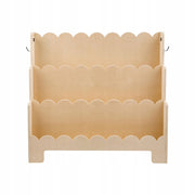 VEVOR MONTESSORI BOOKSHELF FOR KIDS 3-TIER WITH WAVY STRONG