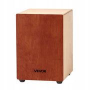VEVOR CAJON BOX DRUM WITH ADJUSTABLE GUITAR STRINGS LIGHTWEIGHT