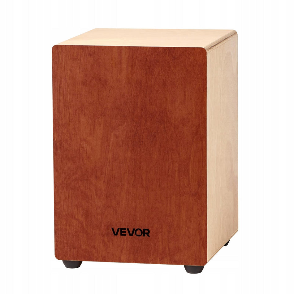 VEVOR CAJON BOX DRUM WITH ADJUSTABLE GUITAR STRINGS LIGHTWEIGHT