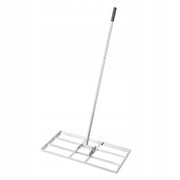 VEVOR LAWN RAKE WITH TELESCOPIC HANDLE 355X762MM STRONG SOLID
