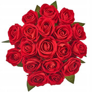 VEVOR ARTIFICIAL FLOWERS ROSES 60 PCS RED FLEXIBLE STEMS PREMIUM