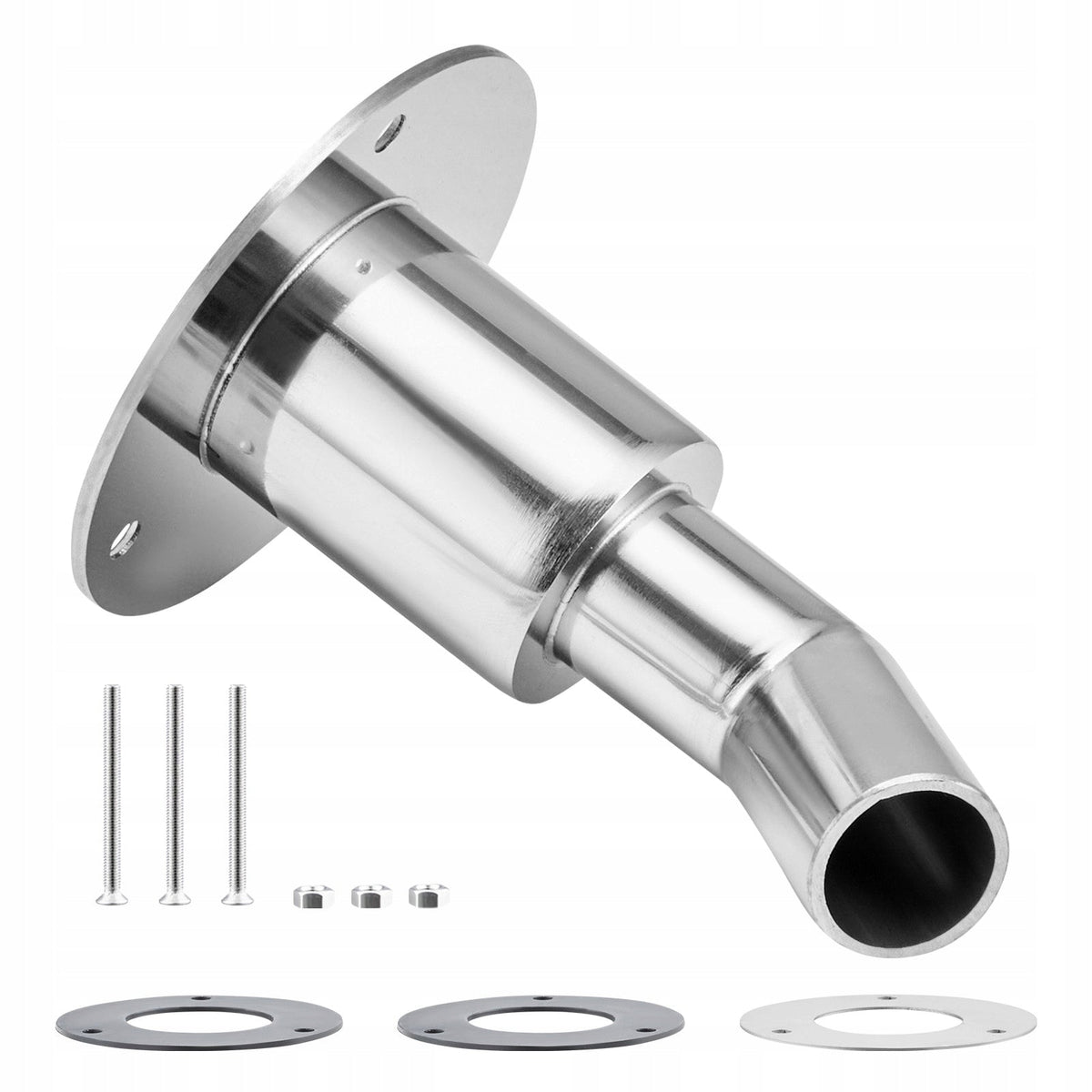 VEVOR 24MM STAINLESS STEEL EXHAUST THRU-HULL FITTING SOLID