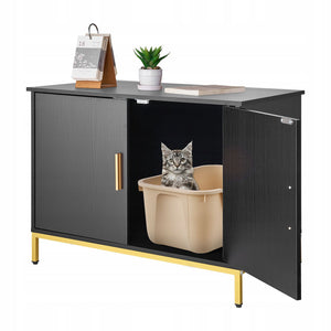 VEVOR ENCLOSED CAT LITTER BOX CABINET WITH METAL LEGS 700X450X545 MM PREMIUM