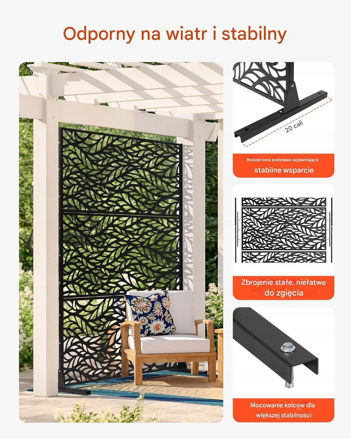 VEVOR 3-PIECE METAL FIREPLACE SCREEN 120X50.8X183 CM BLACK STURDY SCREEN