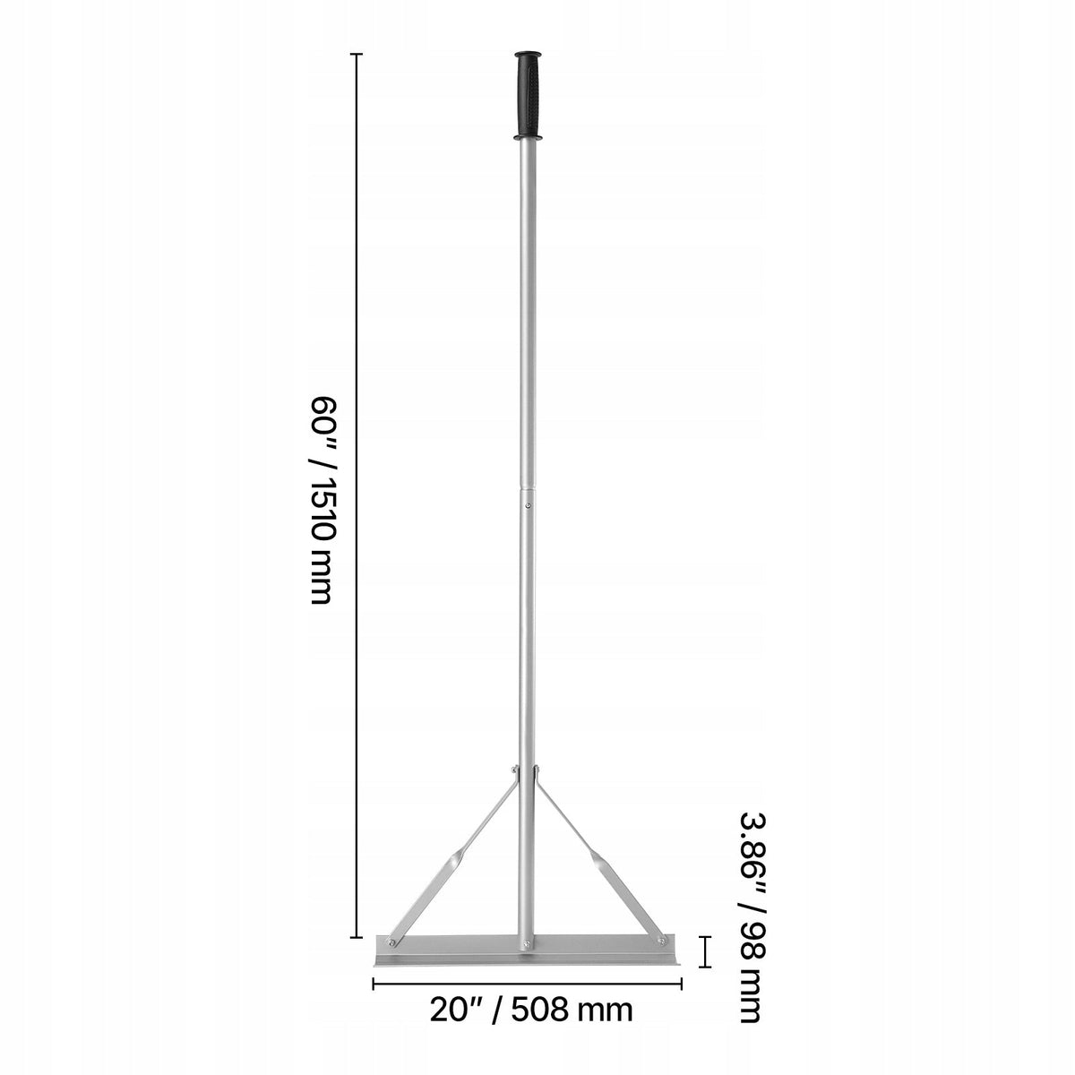 VEVOR 508 MM ALUMINUM ASPHALT AND CONCRETE PUSH SQUEEGEE