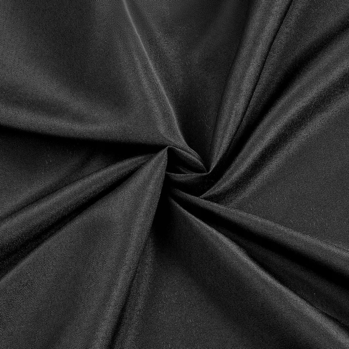 VEVOR 6 PACK TABLECLOTHS 1778X3048MM REUSABLE POLYESTER BLACK