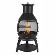 GARDEN FIREPLACE VEVOR CAST IRON STOVE 500X1100MM BBQ GRILL STABLE