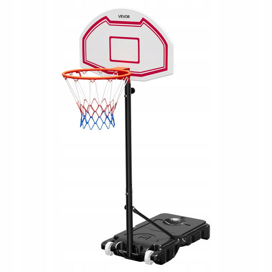 VEVOR PORTABLE BASKETBALL HOOP WITH HEIGHT ADJUSTMENT 1.6-2.1M PREMIUM