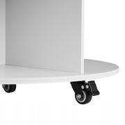 PROFESSIONAL VEVOR ROTATING SHOE RACK 7 TIERS FOR 28 PAIRS OF SHOES WHITE
