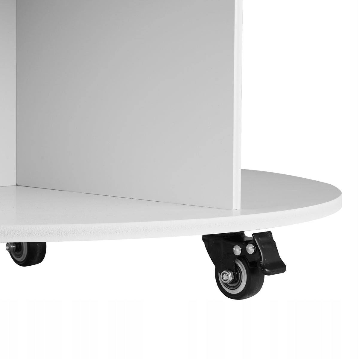 PROFESSIONAL VEVOR ROTATING SHOE RACK 7 TIERS FOR 28 PAIRS OF SHOES WHITE