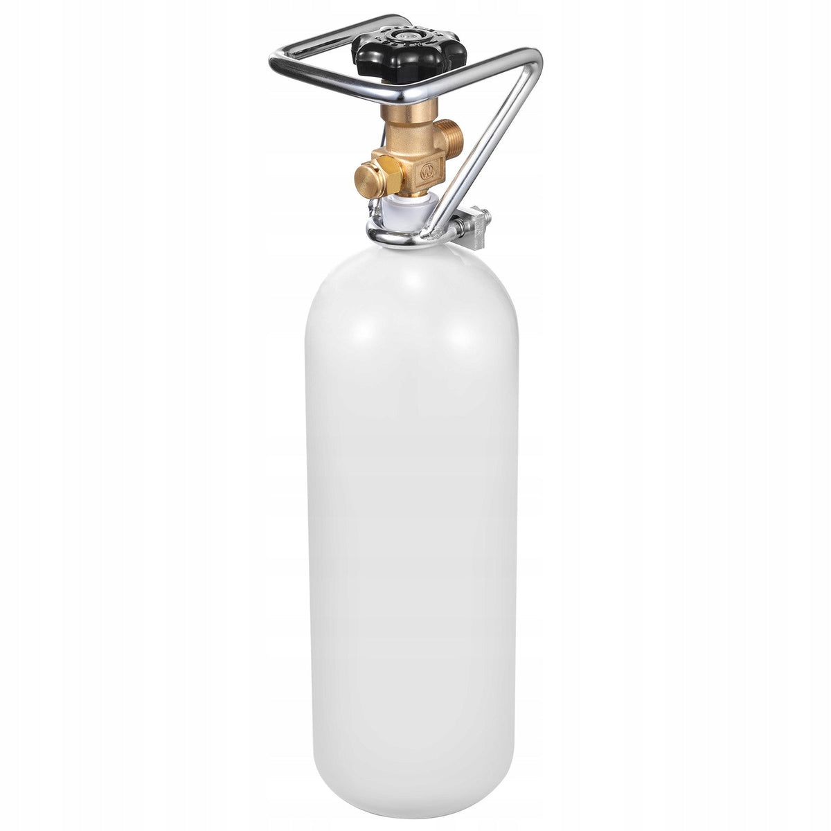CO2 CYLINDER VEVOR 2 KG ALLOY STEEL GREY BRASS VALVE BEST