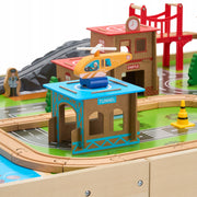 VEVOR WOODEN PLAY TABLE 62 PIECES STRONG STURDY SET FOR CHILDREN