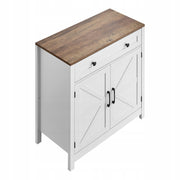 VEVOR RUSTIC KITCHEN CABINET WITH DRAWERS AND MAGNETIC DOORS