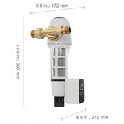 VEVOR SPIN-DOWN FILTER 40 MICRON SEDIMENT WATER FILTER FOR WELL WATER 8T