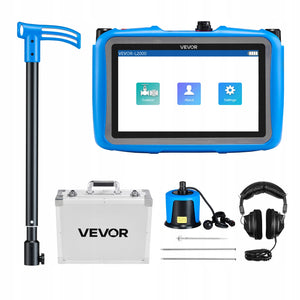 PROFESSIONAL VEVOR WATER LEAK DETECTOR 1HZ-10000HZ 7 INCH 8000MAH