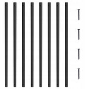 VEVOR METAL STAIR BALUSTERS 72 PCS 25X5.5X965MM FLAT DECORATIVE