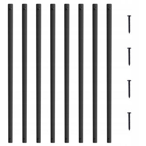 VEVOR METAL STAIR BALUSTERS 72 PCS 25X5.5X965MM FLAT DECORATIVE