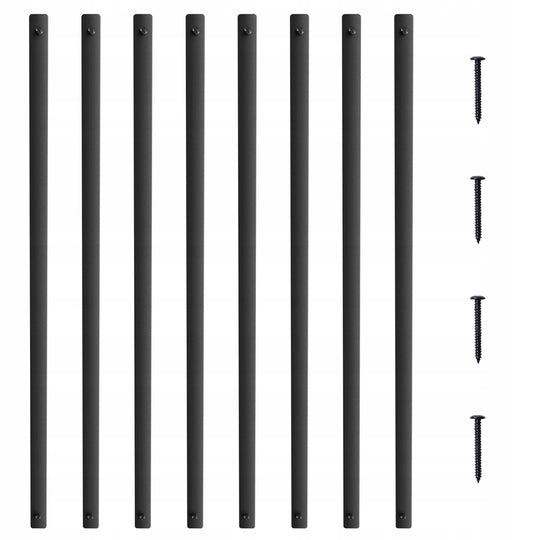 VEVOR METAL STAIR BALUSTERS 72 PCS 25X5.5X965MM FLAT DECORATIVE