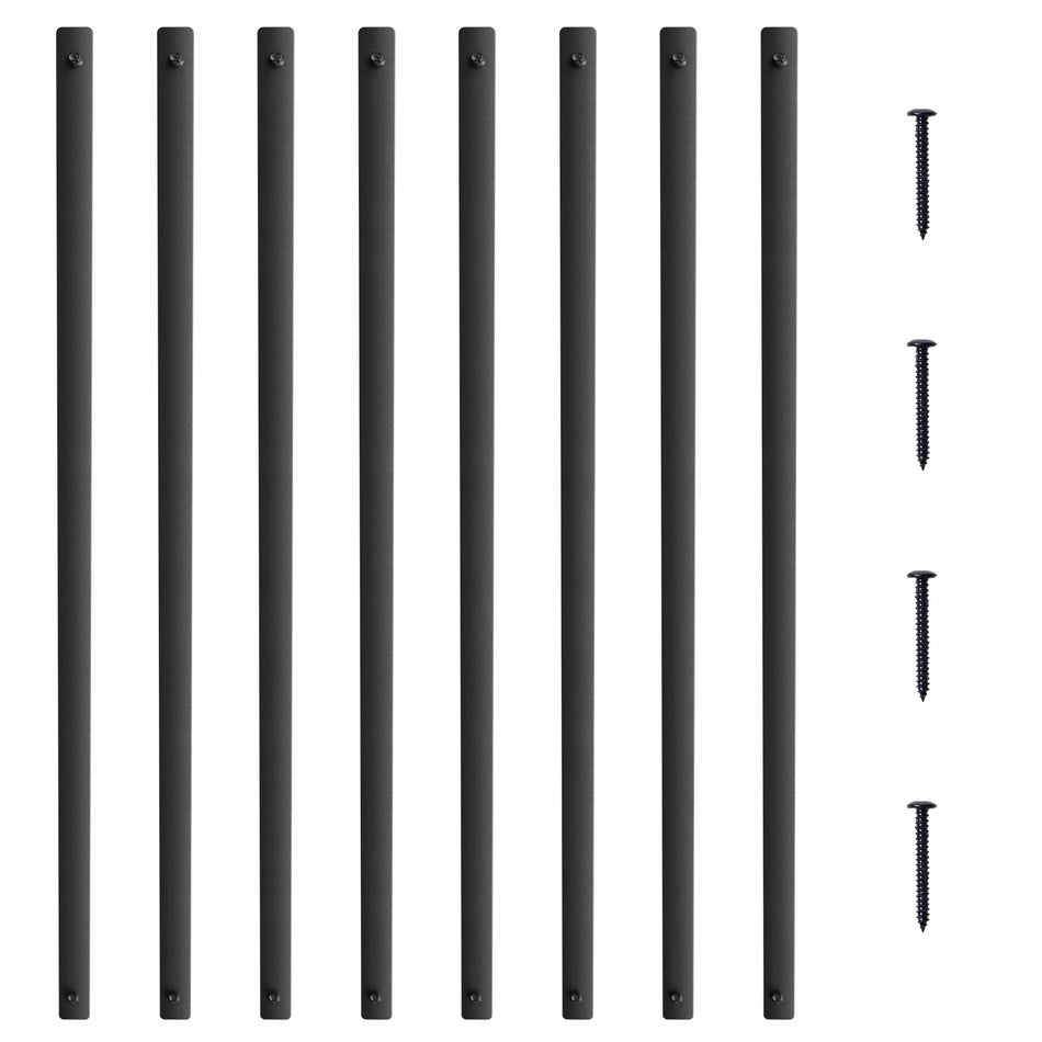 VEVOR METAL STAIR BALUSTERS 72 PCS 25X5.5X965MM FLAT DECORATIVE