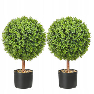 VEVOR 2X ARTIFICIAL BOXWOOD BALL 559 MM SOLID GARDEN DECORATION