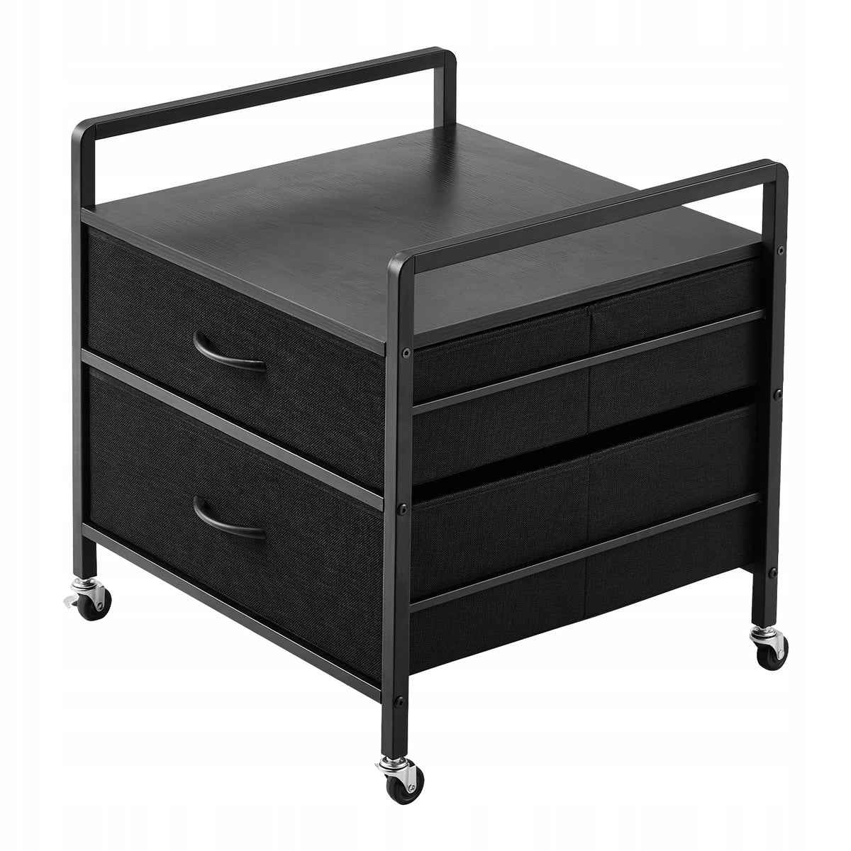 VEVOR MINI REFRIGERATOR STAND ON WHEELS 80 KG LOAD CAPACITY WITH DRAWERS STRONG
