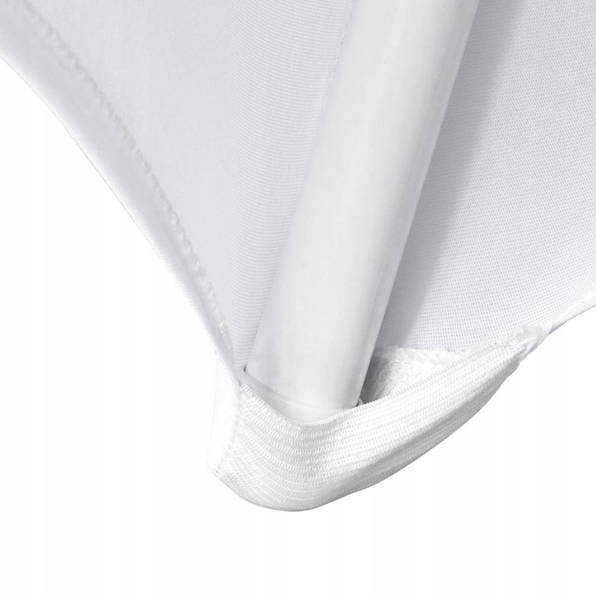 VEVOR FOLDING CHAIR COVERS ELASTIC SPANDEX 50 PCS WHITE