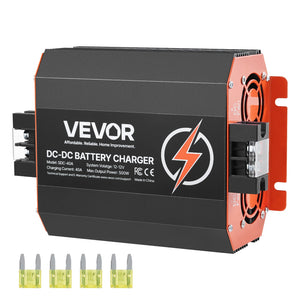 VEVOR DC to DC Battery Charger 12V 40A 500W COMPACT POWERFUL BEST
