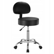 VEVOR SADDLE STOOL SWIVEL ADJUSTABLE 204 KG STRONG BLACK