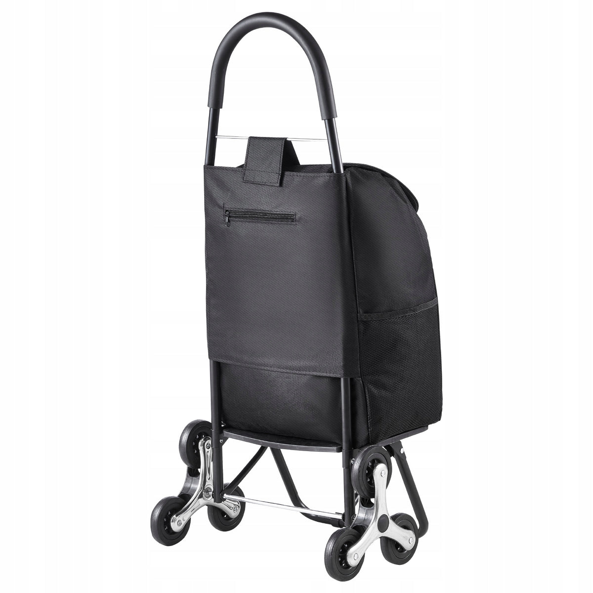 VEVOR PROFESSIONAL FOLDABLE STAIR CLIMBER TROLLEY 36L 6 WHEELS 450X350X965 MM BLACK