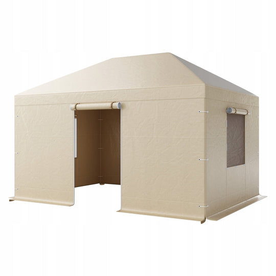 VEVOR WINTER GAZEBO COVER 3.1X4.41M WATERPROOF STURDY BEIGE