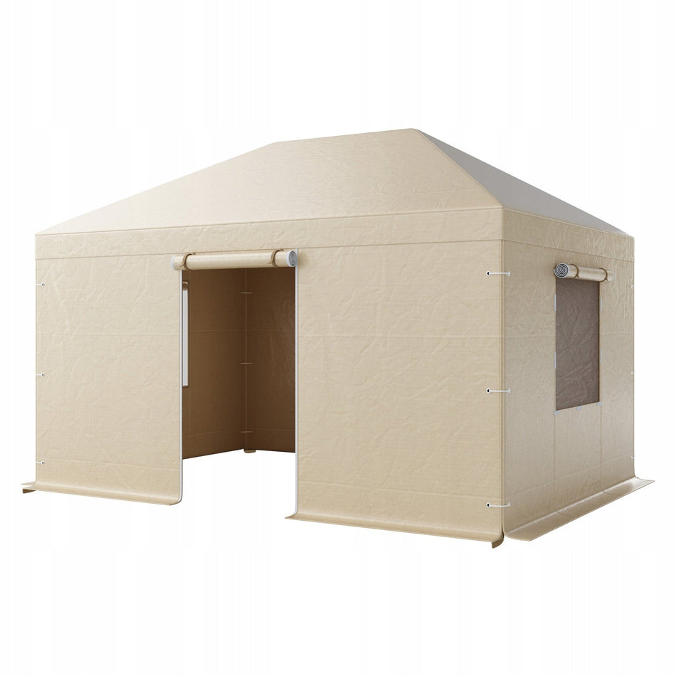 VEVOR WINTER GAZEBO COVER 3.1X4.41M WATERPROOF STURDY BEIGE