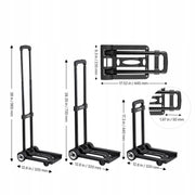 PROFESSIONAL VEVOR FOLDING TROLLEY 50 KG LOAD CAPACITY 2 WHEELS