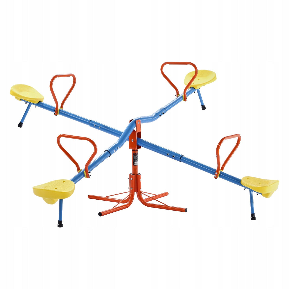 VEVOR KIDS SWING 4 SEATS HEAVY-DUTY STEEL 360 ROTATION 45.4 KG LOAD CAPACITY