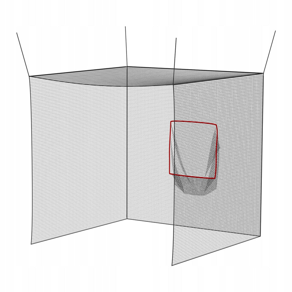 VEVOR 305X305X305 CM PROFESSIONAL GOLF CAGE WITH REINFORCED